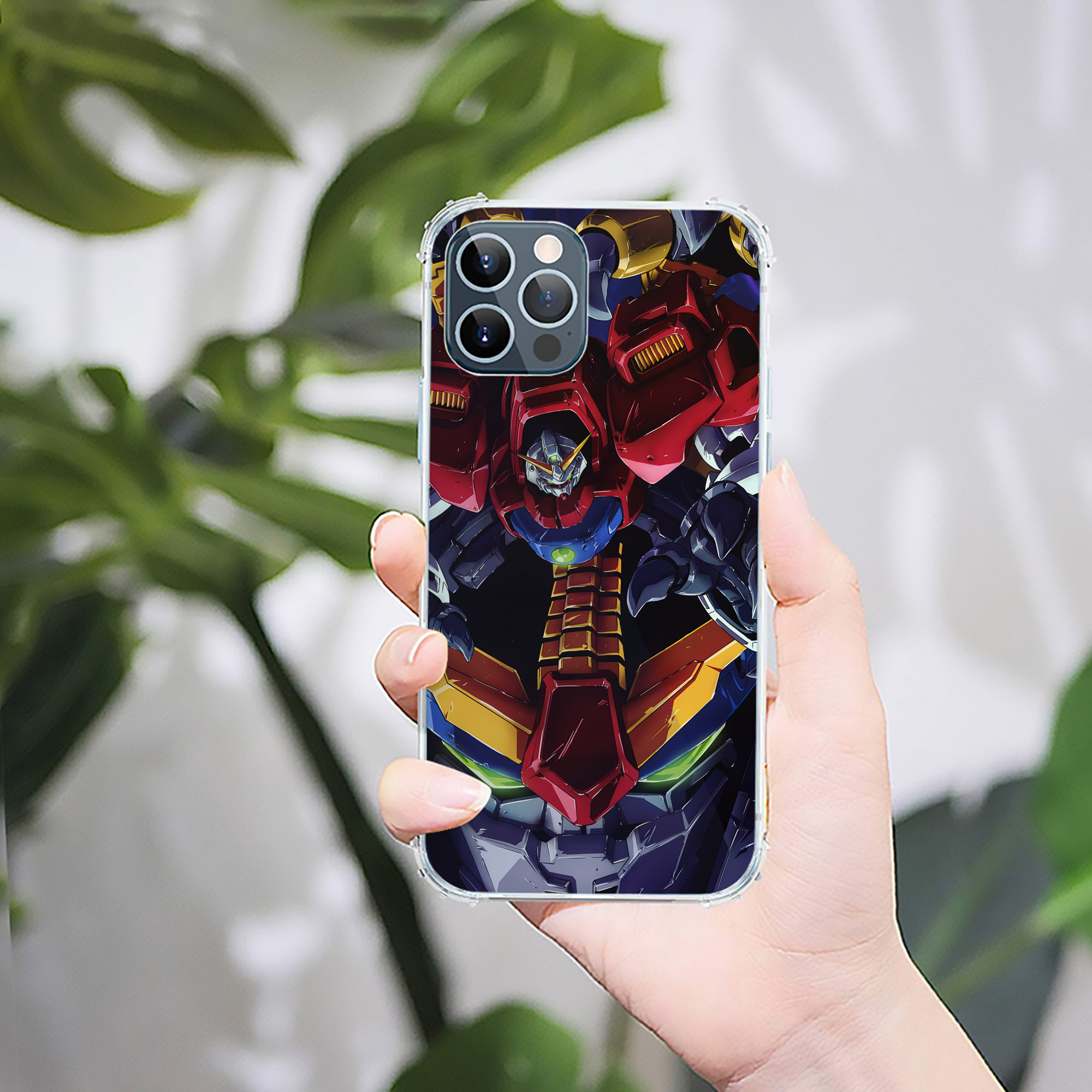 （画像用） 機動戦士ガンダム Mobile Suit Gundam 【iPhone 12シリーズ対応】透明スマホケース（クリアソフトケース）